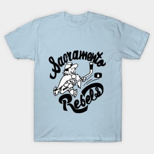Defunct Sacramento Rebels Hockey T-Shirt